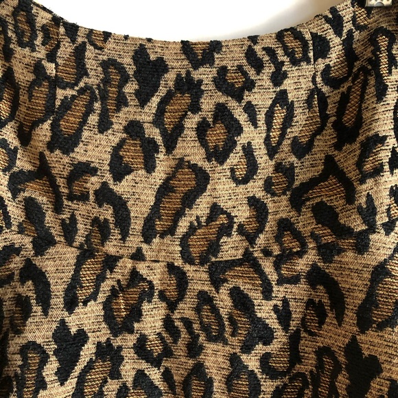 Free People Chenille Cheetah Skater Skirt - Picture 3 of 7